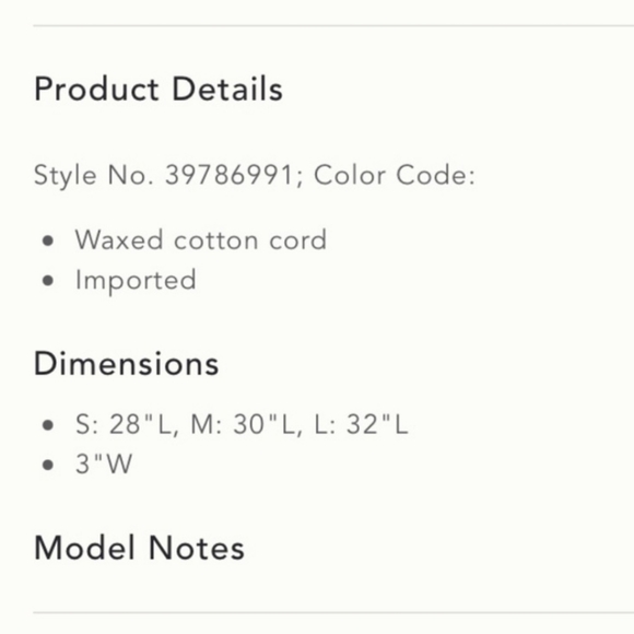 Anthropologie Macrame Belt size M medium NWT Crochet Creme Ivory Cream - Picture 2 of 5